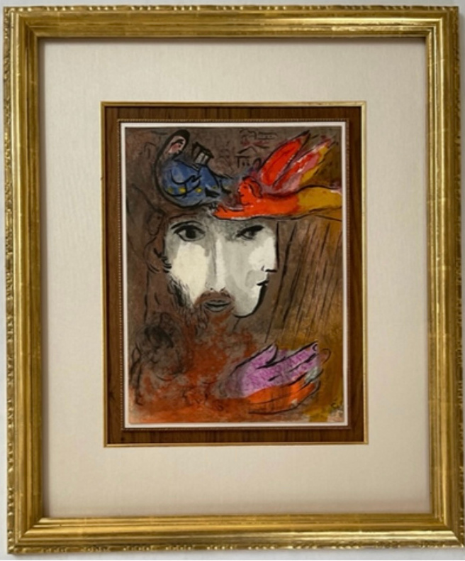 Chagall - David und Bathseba (gerahmt)