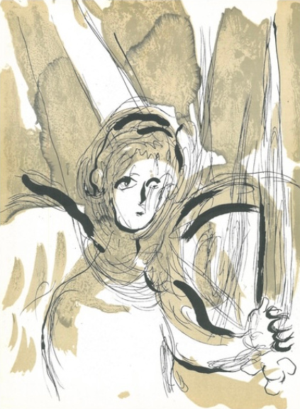 Chagall - Bibel I - Engel mit Schwert